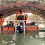 ScaffFloat pontoon with water level shelf