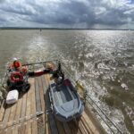 8x4 canvey island oikos underway whaly on deck life raft hero