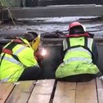 8x6.4 southampton ga marine water level shelf welding people