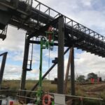 16x6.4 besthorpe ar demolition barge conveyor mewp