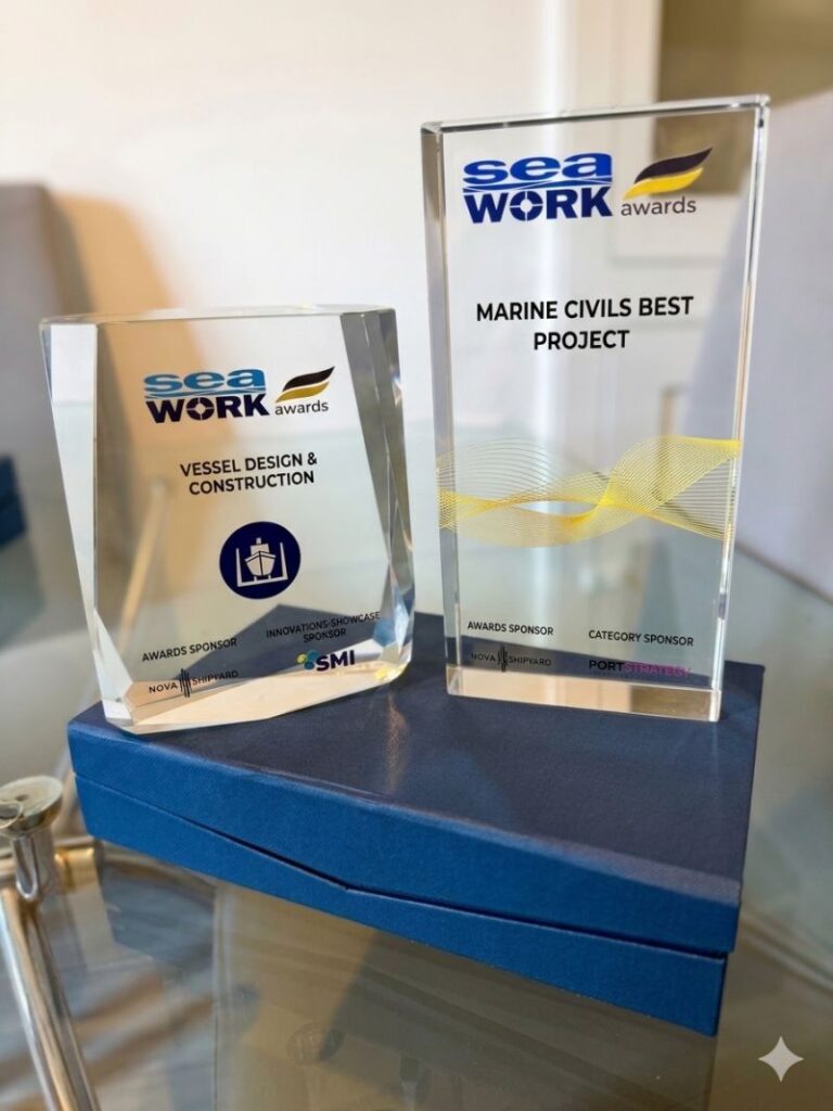 Double Win for ScaffFloat at this year's Seaworks awards in Southampton